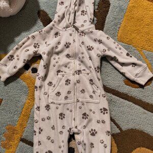 Cute Dog Paw bab6 6 month pajamas